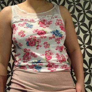 Floral tank top